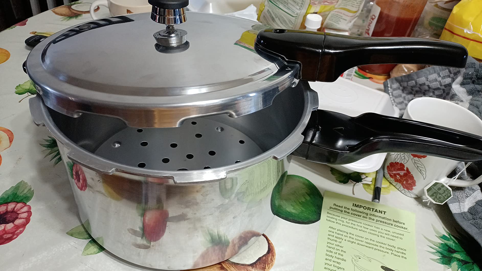 Presto 01282 8-Quart Aluminum Pressure Cooker customer photo 1