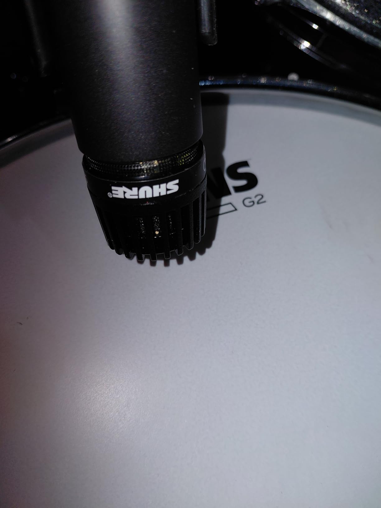 Shure SM57 Pro XLR Dynamic Instrument Microphone | Cardioid dynamic mic for studio and live instruments, drums, percussion and amp miking; recording-ready customer photo 1