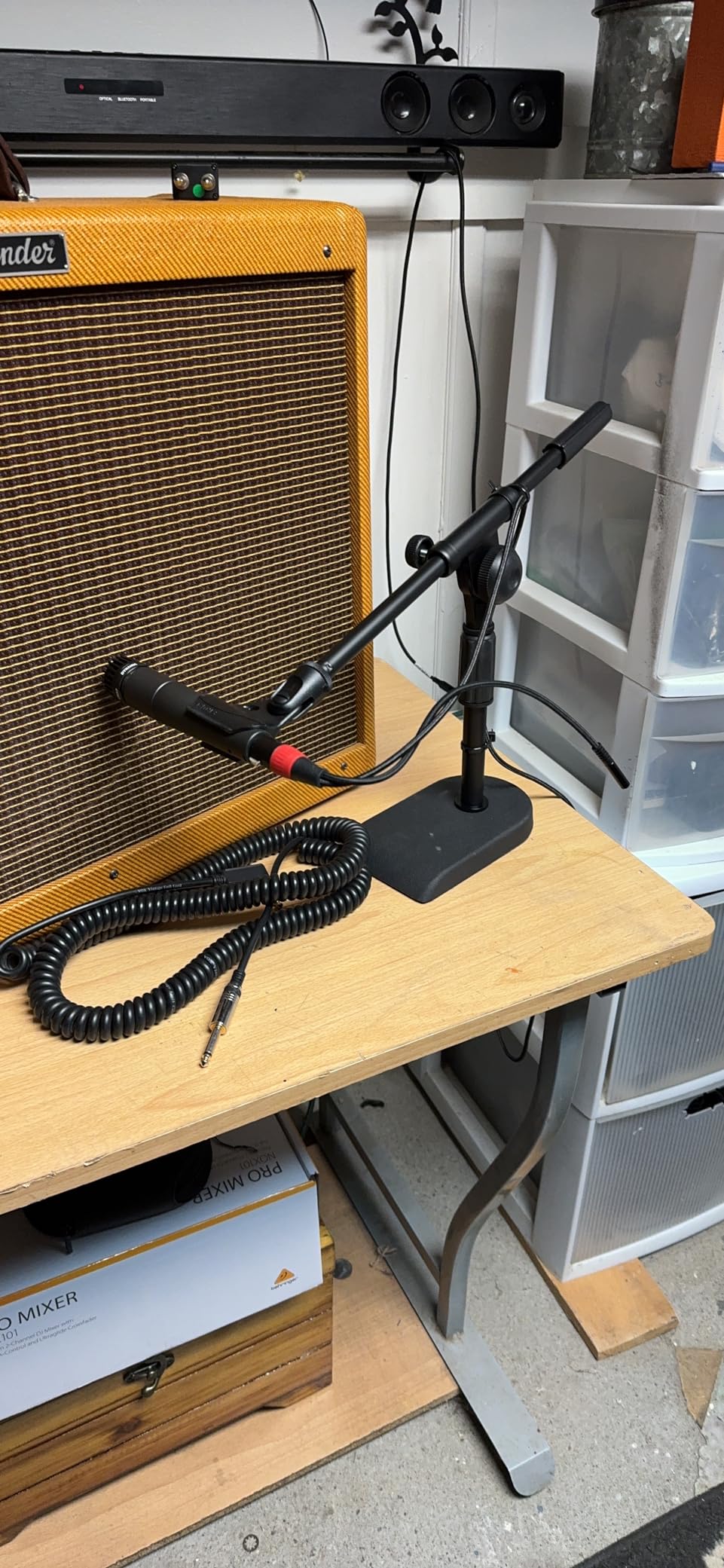 Shure SM57 Pro XLR Dynamic Instrument Microphone | Cardioid dynamic mic for studio and live instruments, drums, percussion and amp miking; recording-ready customer photo 2