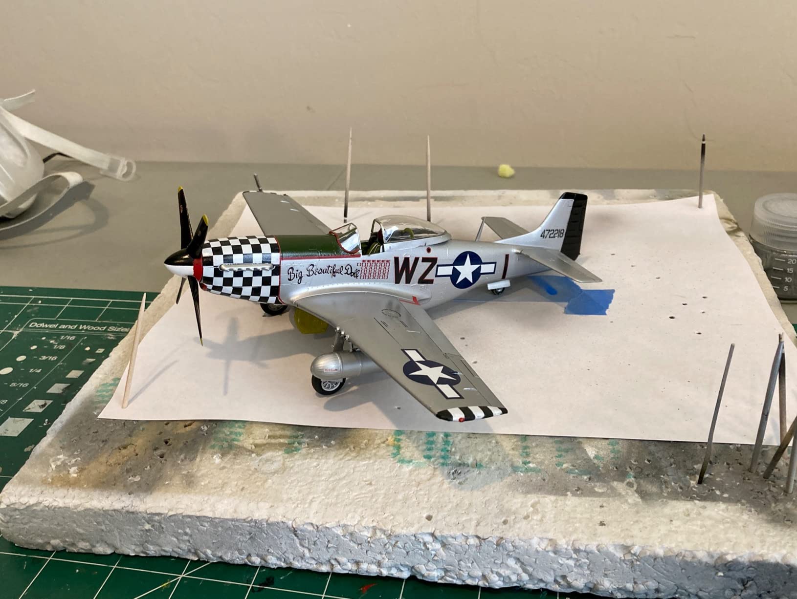 Revell 85-5241 P-51D Mustang Model Airplane Fighter Jet Kit 1:48 Scale 49-Piece Skill Level 4 Plastic Model Plane Building Kit customer photo 2