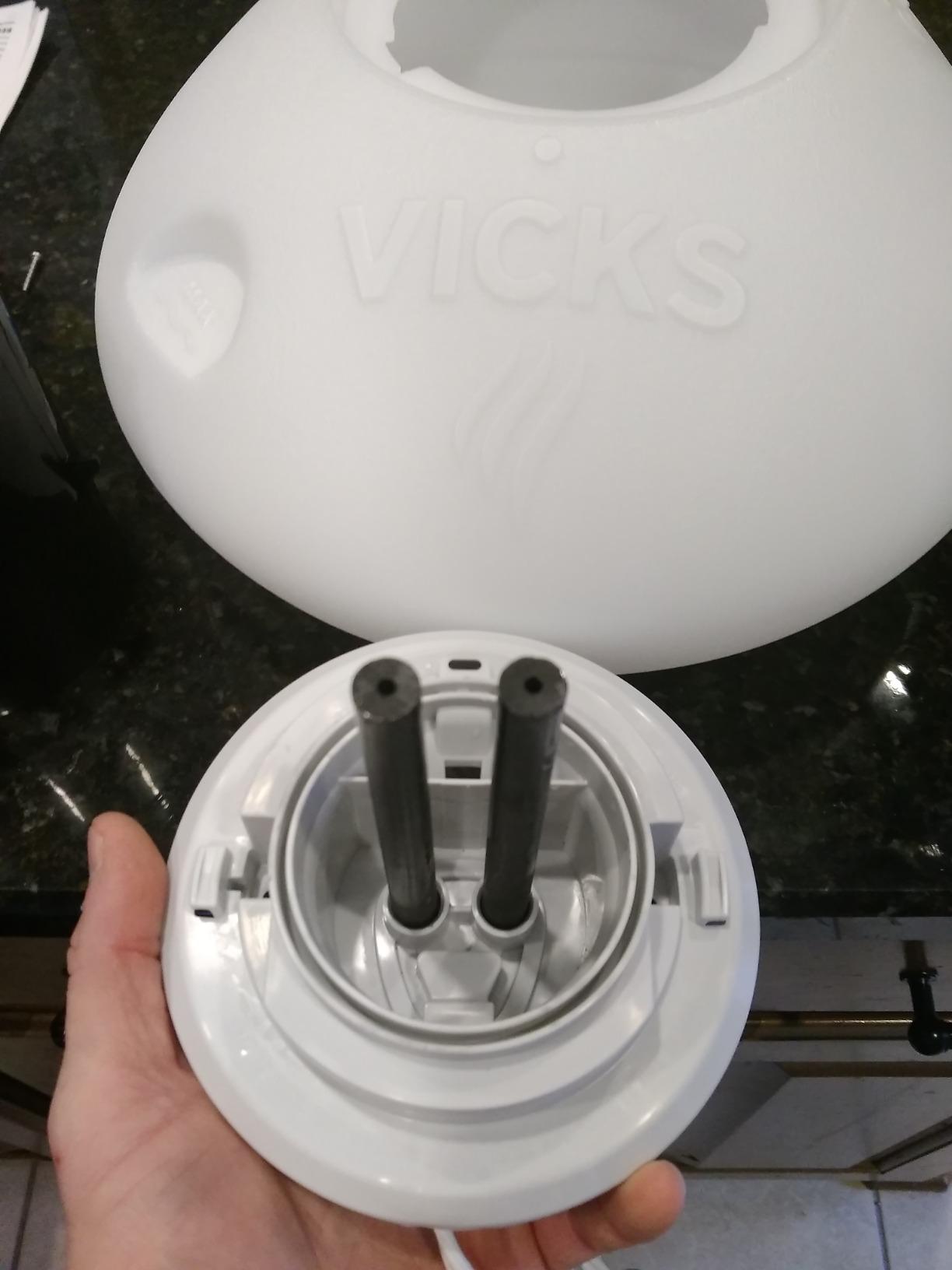 Vicks Warm Steam Vaporizer & Humidifier for Small and Medium Rooms | 1.5 Gallon Tank Humidifier with Night Light, Works with VapoPads and VapoSteam customer photo 2