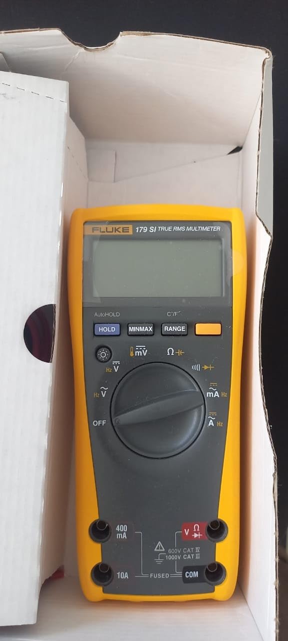 Fluke 179 Multimeter with Backlight, Includes Built-In Thermometer to Measure Temperature, Measures True-RMS AC Current and Voltage, Frequency, Capacitance, Resistance, Continuity and Diode customer photo 2