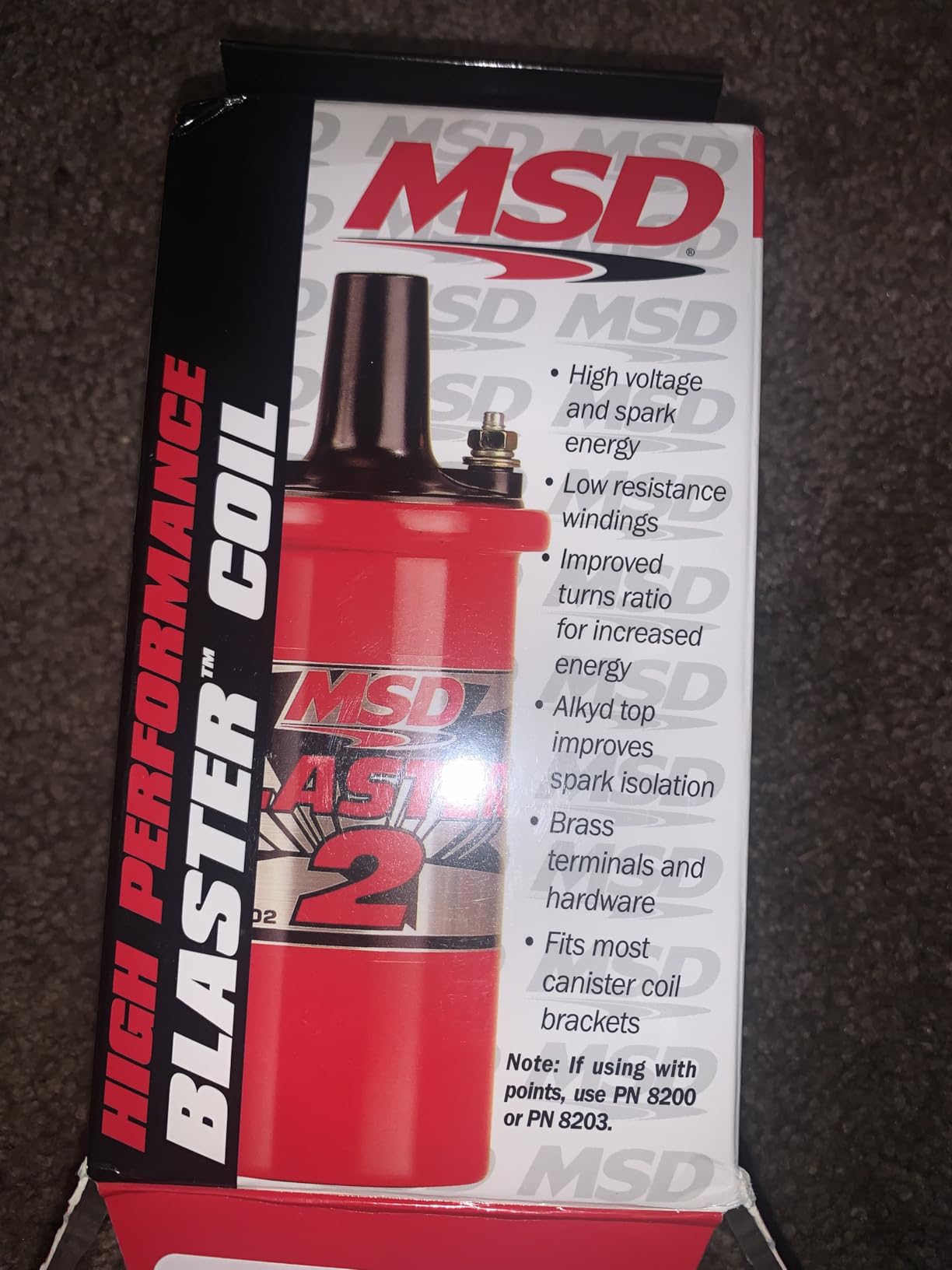 MSD 8202 Ignition Canister Coil Blaster 2 Series High Performance, Red, 6-series ignition customer photo 1