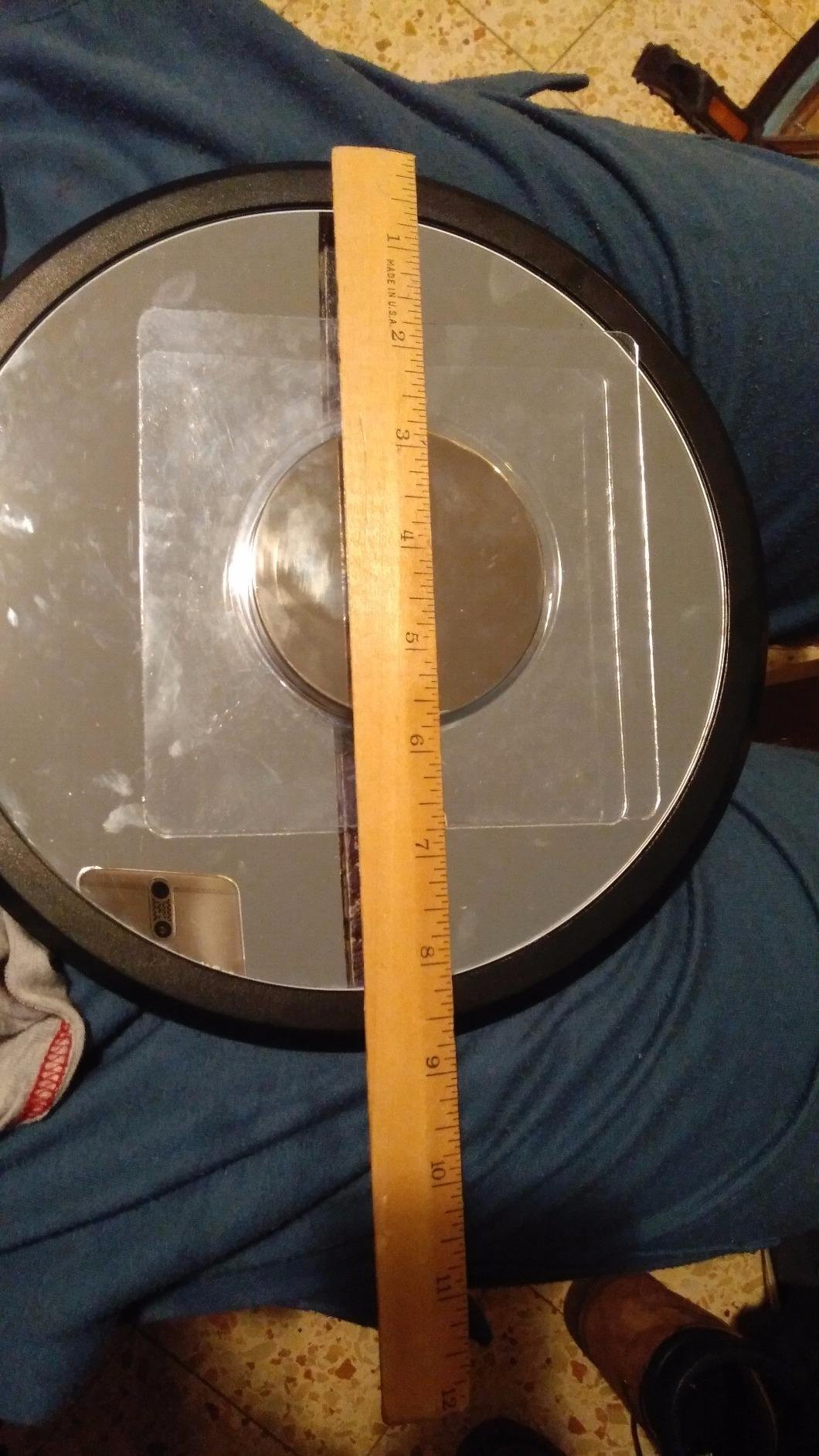Toysmith Euler's Disk Physics Science Desk Toy, Chrome, 3 inches | Spinning Disk, Mirror Base, Light Refraction, Sound Display, Physics Demo, Desk Toy, Classroom Activity, STEM Toy, Ages 8+ customer photo 2