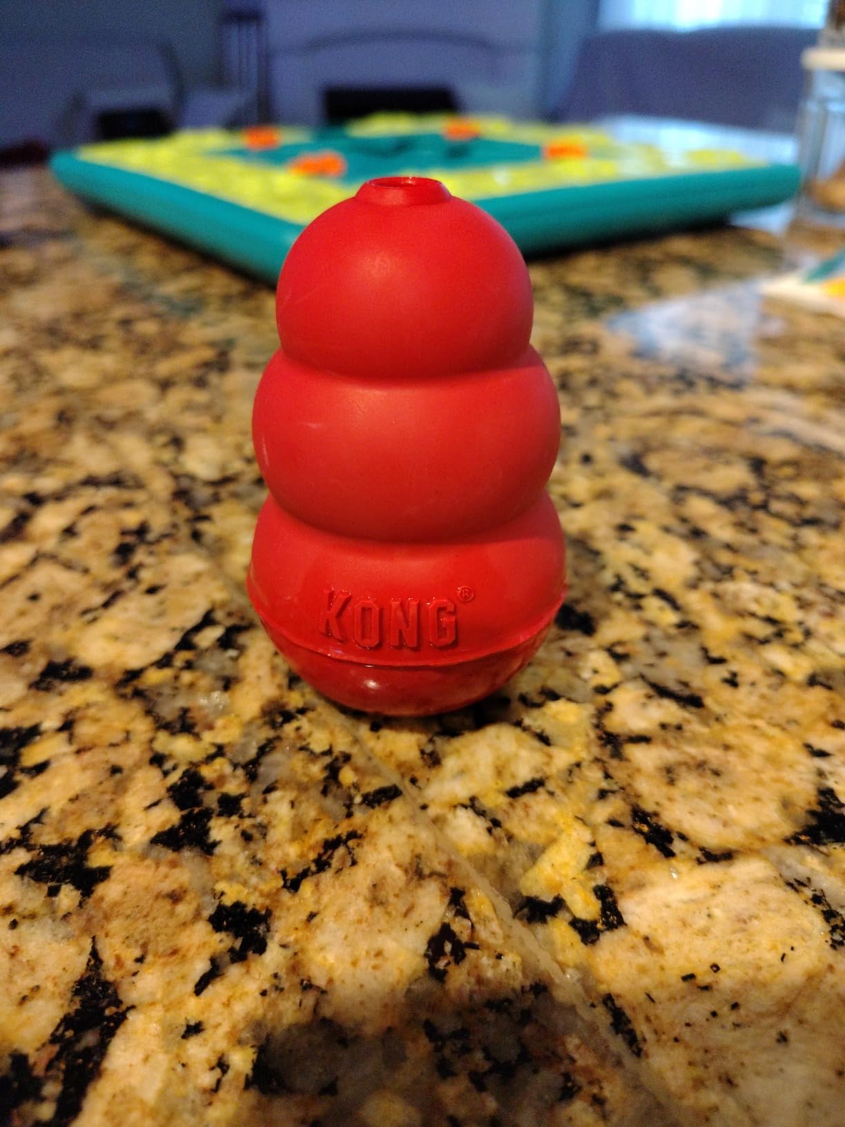 KONG Classic Stuffable Dog Toy, Natural Rubber Chew, for Small Dogs | Treat-Filling Fetch & Chew Toy with Erratic Bounce, Made from KONG Durable Natural Rubber for Extended Playtime customer photo 2