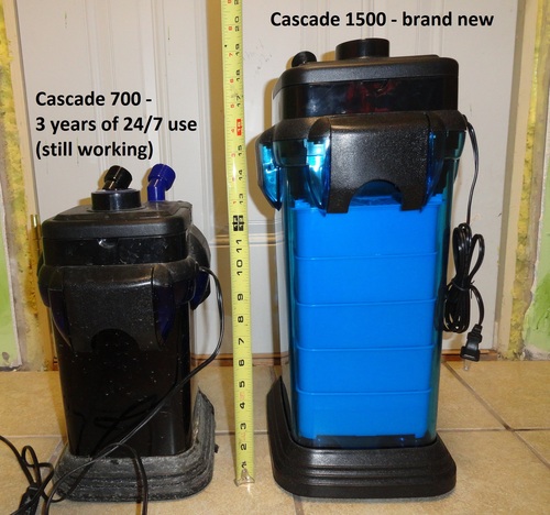Penn-Plax Cascade 700 Canister Filter - 185 GPH Aquarium Filter for Tanks Up to 65 Gallons customer photo 1