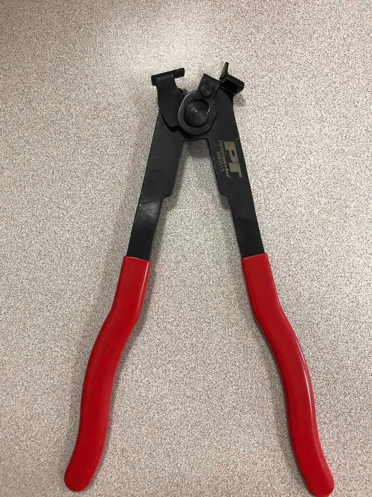 Performance Tool W83013 Ear Type CV Joint Boot Clamp Pliers | Automotive CV axle boot clamp tool. Crimps and flattens ear type clamps. Easy installation and repair customer photo 1