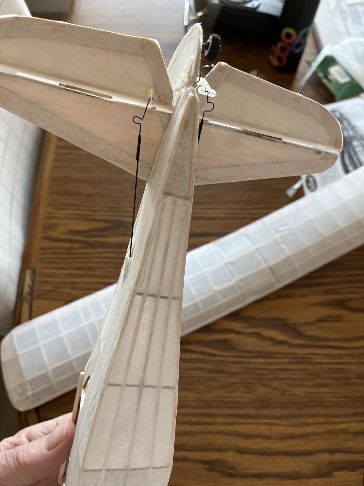 Guillow's Aeronca Champion Balsa Model Airplane Kit - 24 in Wingspan | Series 300 scale private plane with laser cut parts Build for static display or fly with rubber, gas, or electric power customer photo 2