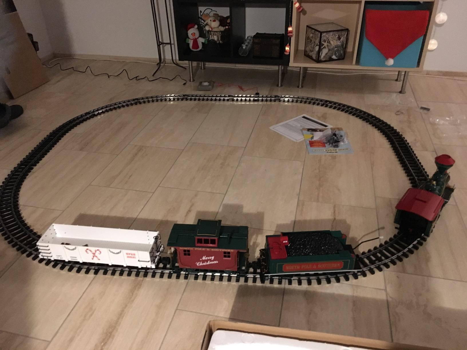 Bachmann Trains - Night Before Christmas Ready To Run Electric Train Set - Large G Scale customer photo 1