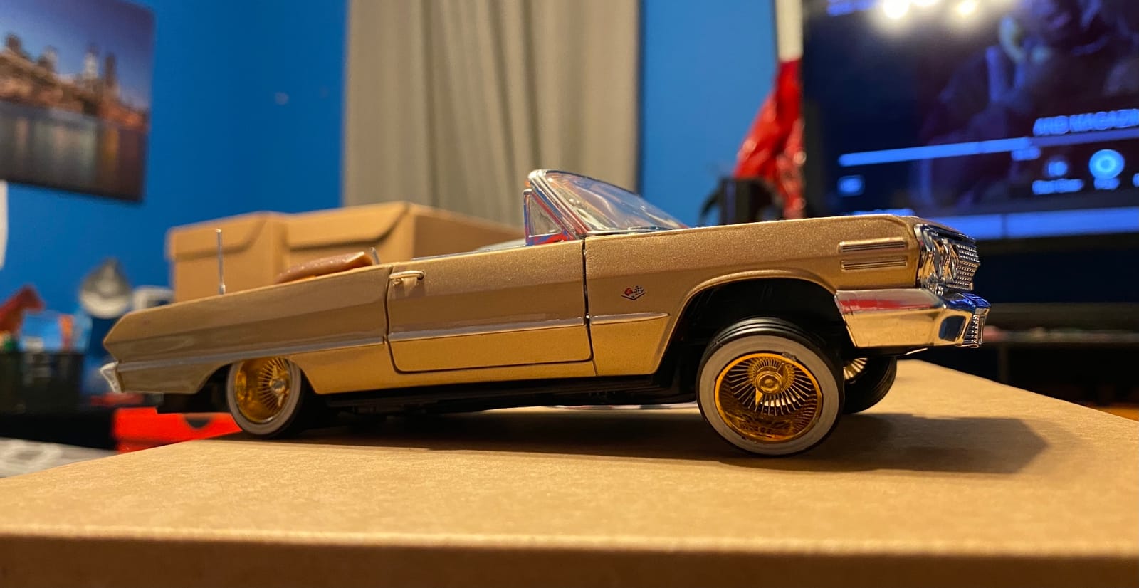 Low Rollerz Gold Deep Dish Spoked Rims Wheels (for Hobby Model Kits) 1/24 1/25 scale customer photo 1