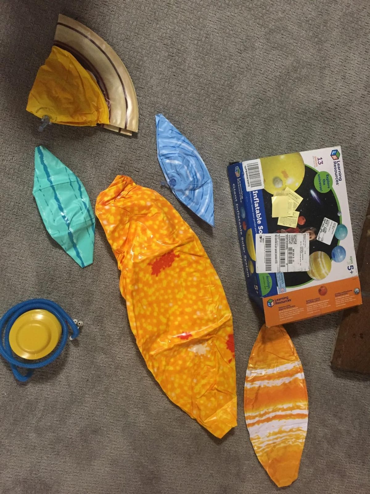 Learning Resources Giant Inflatable Solar System | Project Kit, Space and Planet Model, Constellation Classroom Globe, STEM Science Projects Gifts, Preschool Teacher Must Haves customer photo 2