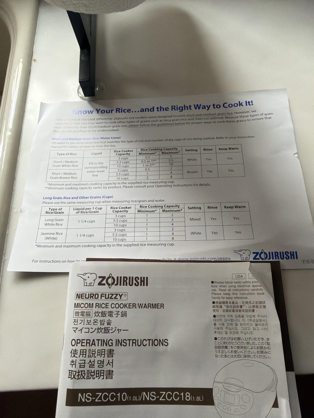 Zojirushi Neuro Fuzzy 10-Cup Rice Cooker and Warmer (Premium White) customer photo 2