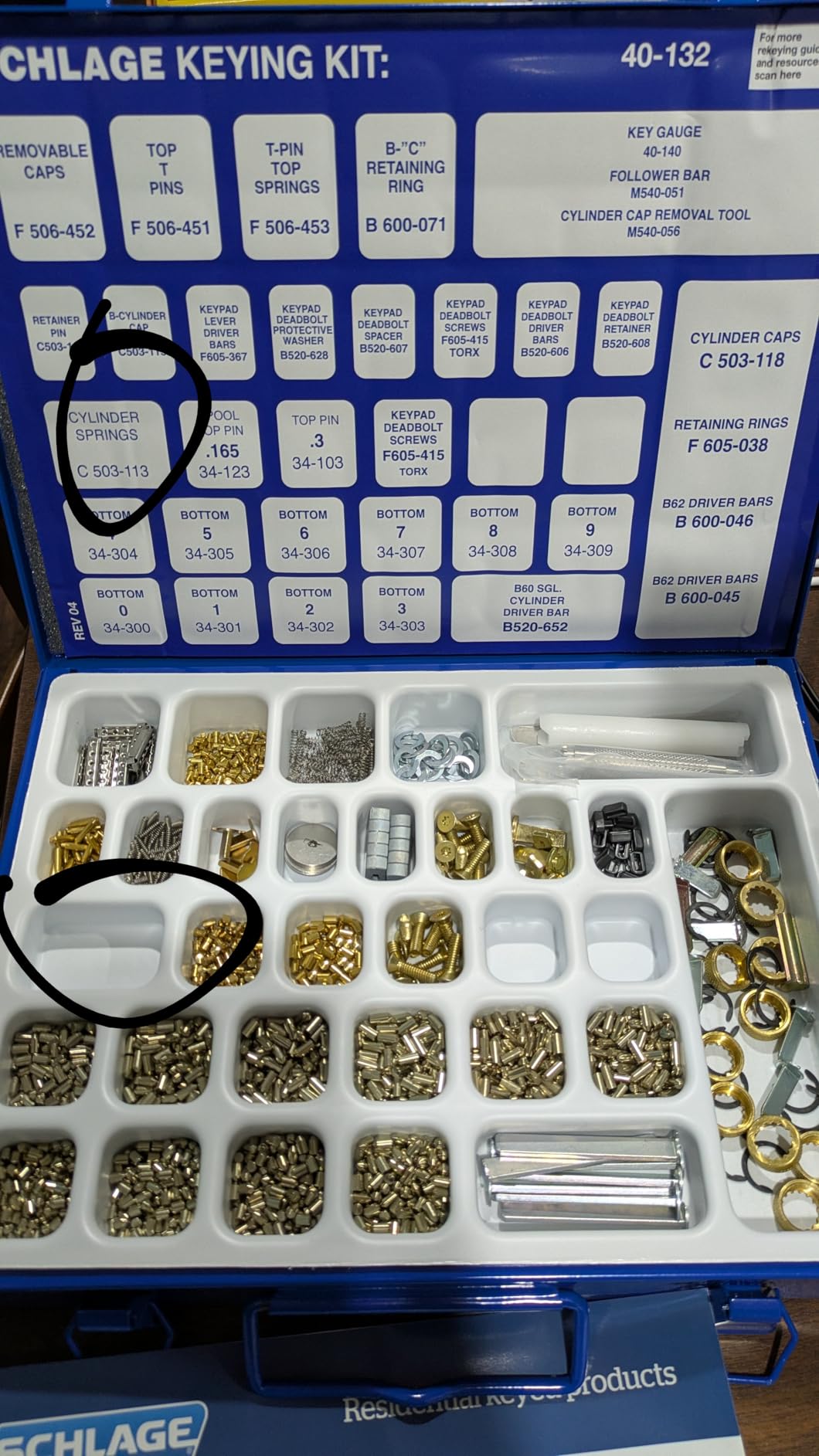 Schlage Color 40-132 Retail Keying Kit with Seal-Tight Metal Box customer photo 2
