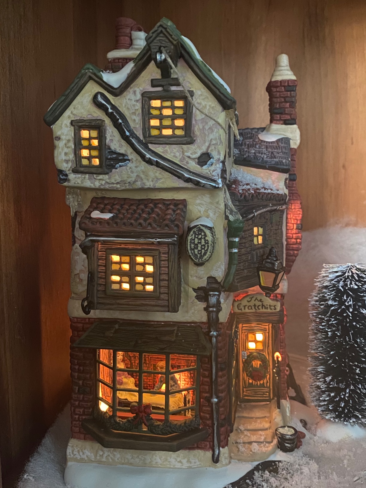 Department 56 Dickens' A Christmas Carol Village Cratchits Corner Lit Building, 9.65 Inch, Multicolor customer photo 1