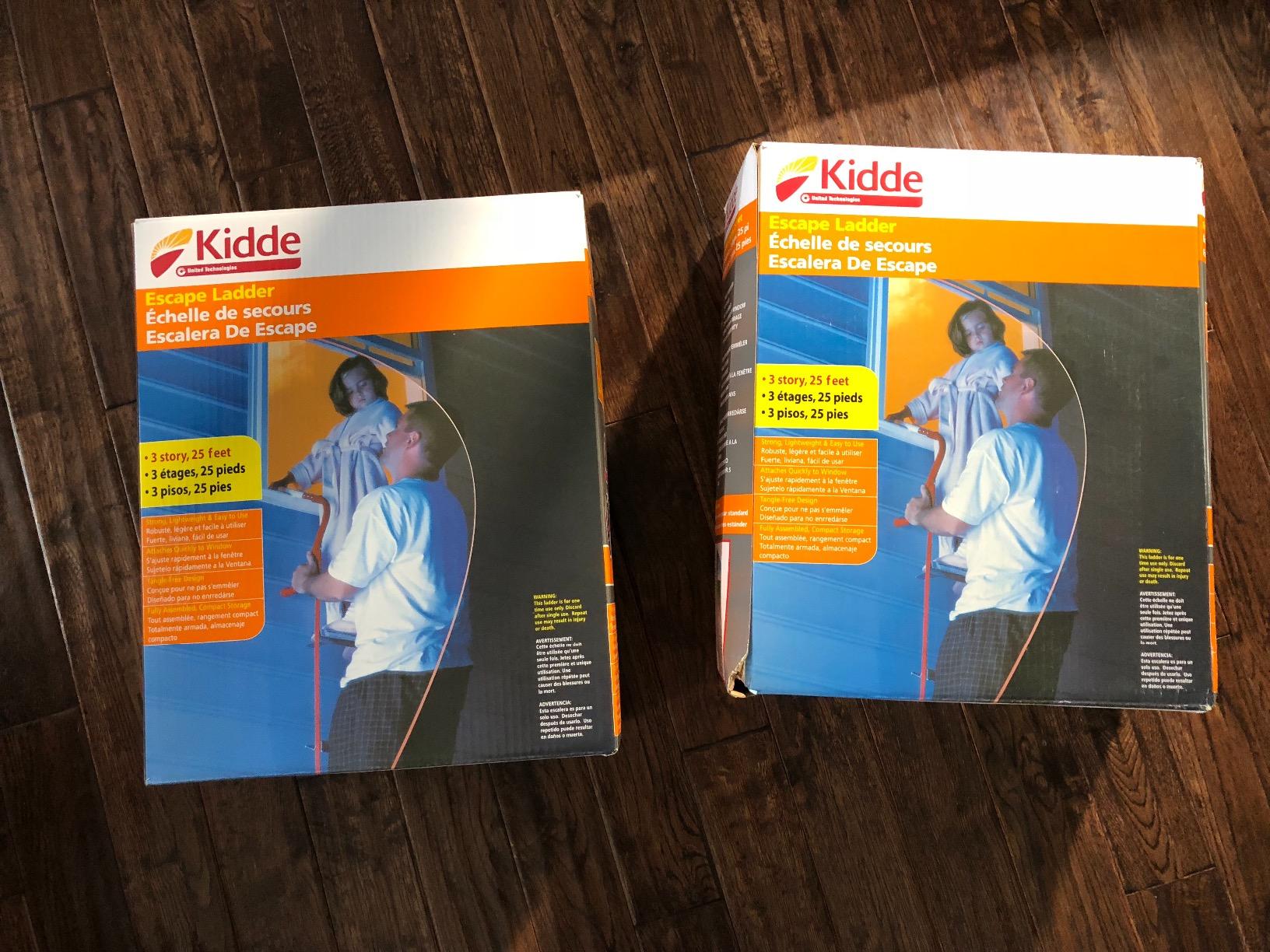 Kidde Fire Escape Ladder, 3-Story Rope Ladder, Extends to 25-Feet, Anti-Slip Rungs customer photo 2