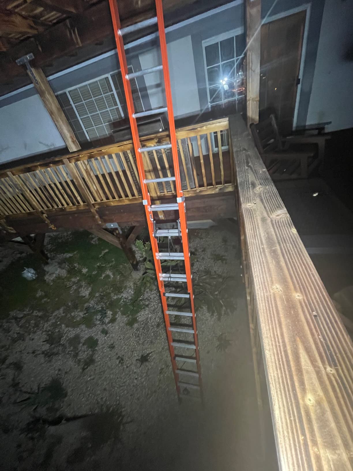 Louisville Ladder 16-foot Fiberglass Extension Ladder, 300-Pound Load Capacity, Type IA, FE3216 customer photo 1