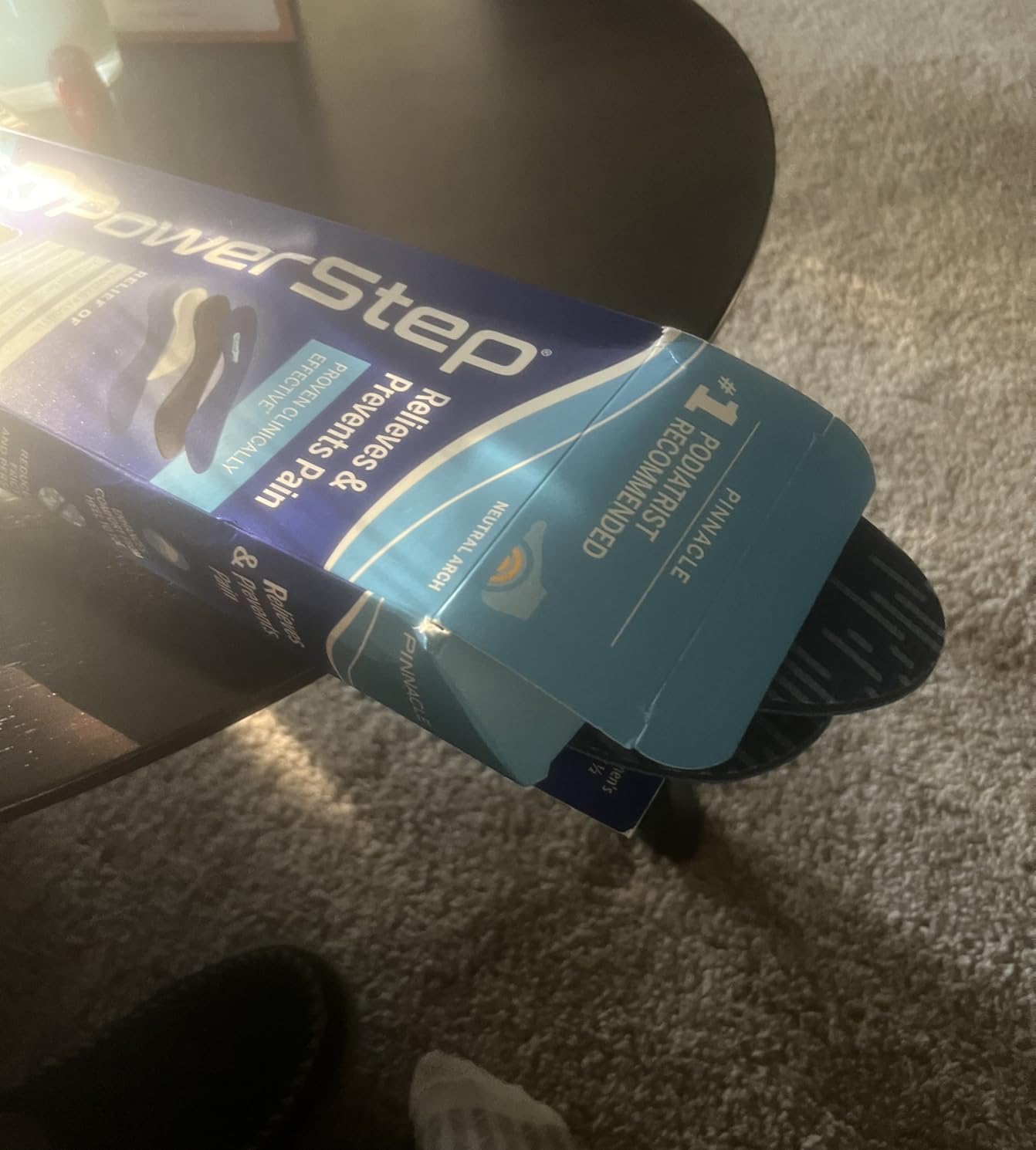 PowerStep Pinnacle Insoles, Plantar Fasciitis Relief | Foot Orthotics for Plantar Fasciitis, Made in USA, Orthotic Insoles, Arch Support Inserts, Pronation, Podiatrist Recommended customer photo 1