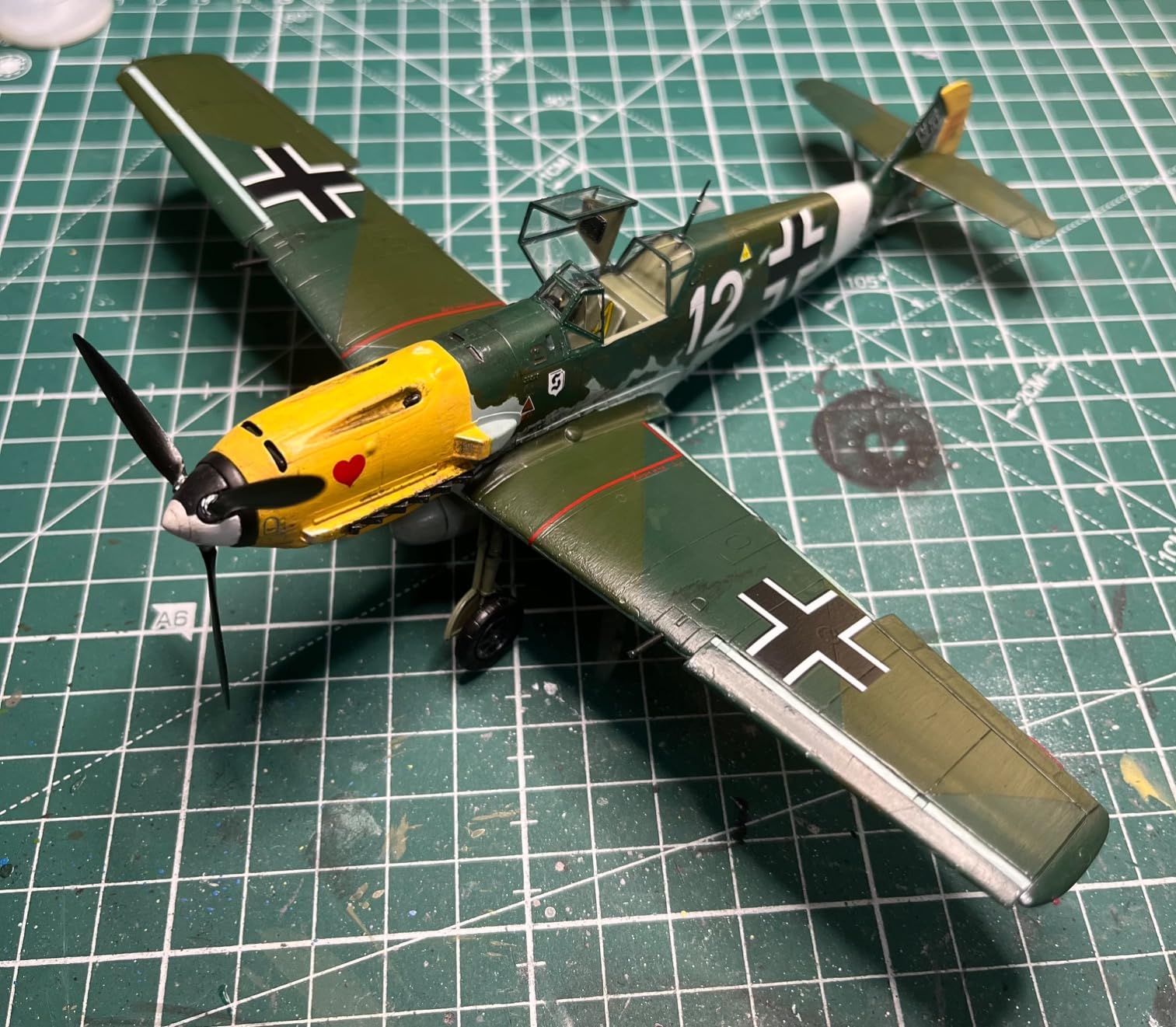 Tamiya 300061063 - 1:48 WWII Model Set Messerschmitt BF109E-4/7 Trop customer photo 1