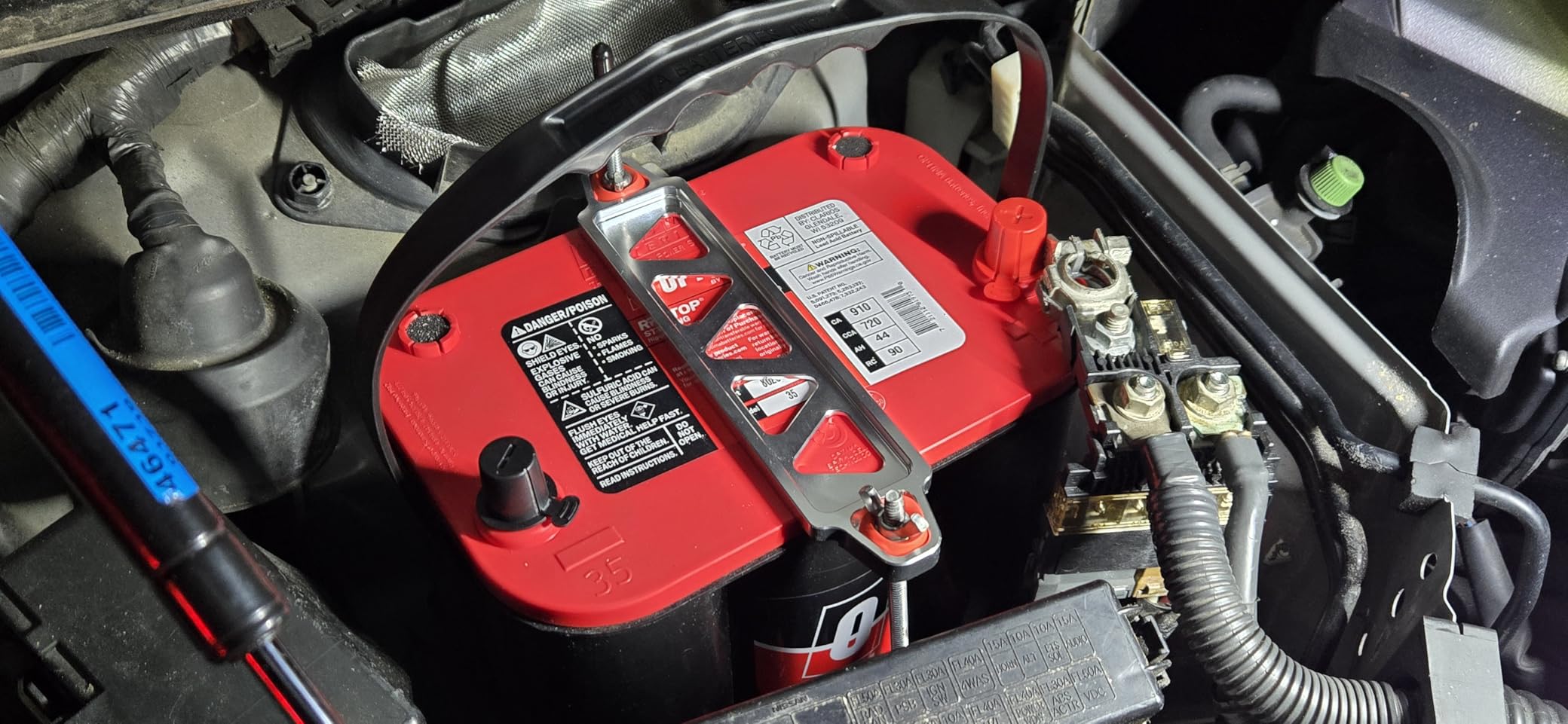 OPTIMA Batteries High Performance 35 REDTOP Sealed AGM Battery, 720 CCA, SAE Terminal customer photo 1