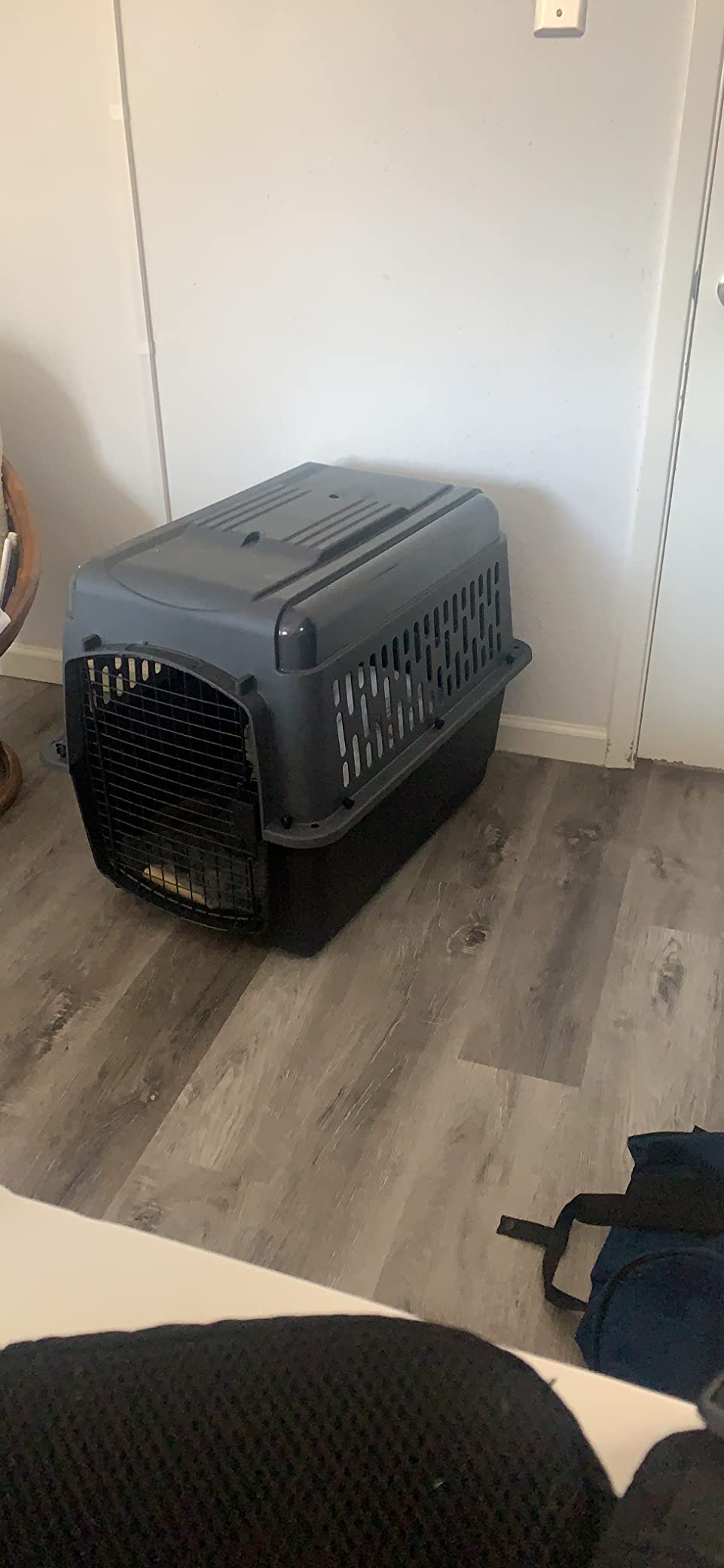 Petmate Large Breeds Dog Kennel, Dark Gray and Black customer photo 2