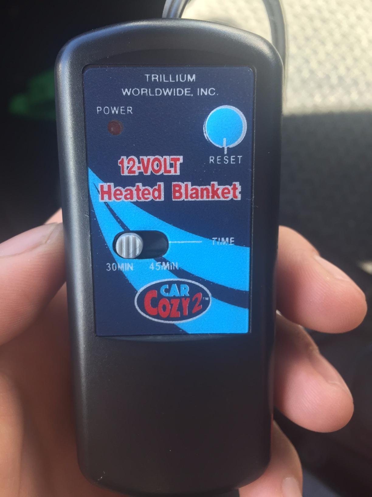 Trillium Worldwide TWI-2001 Heated Fleece Travel Electric Blanket - 12 Volt - Red Plaid customer photo 2