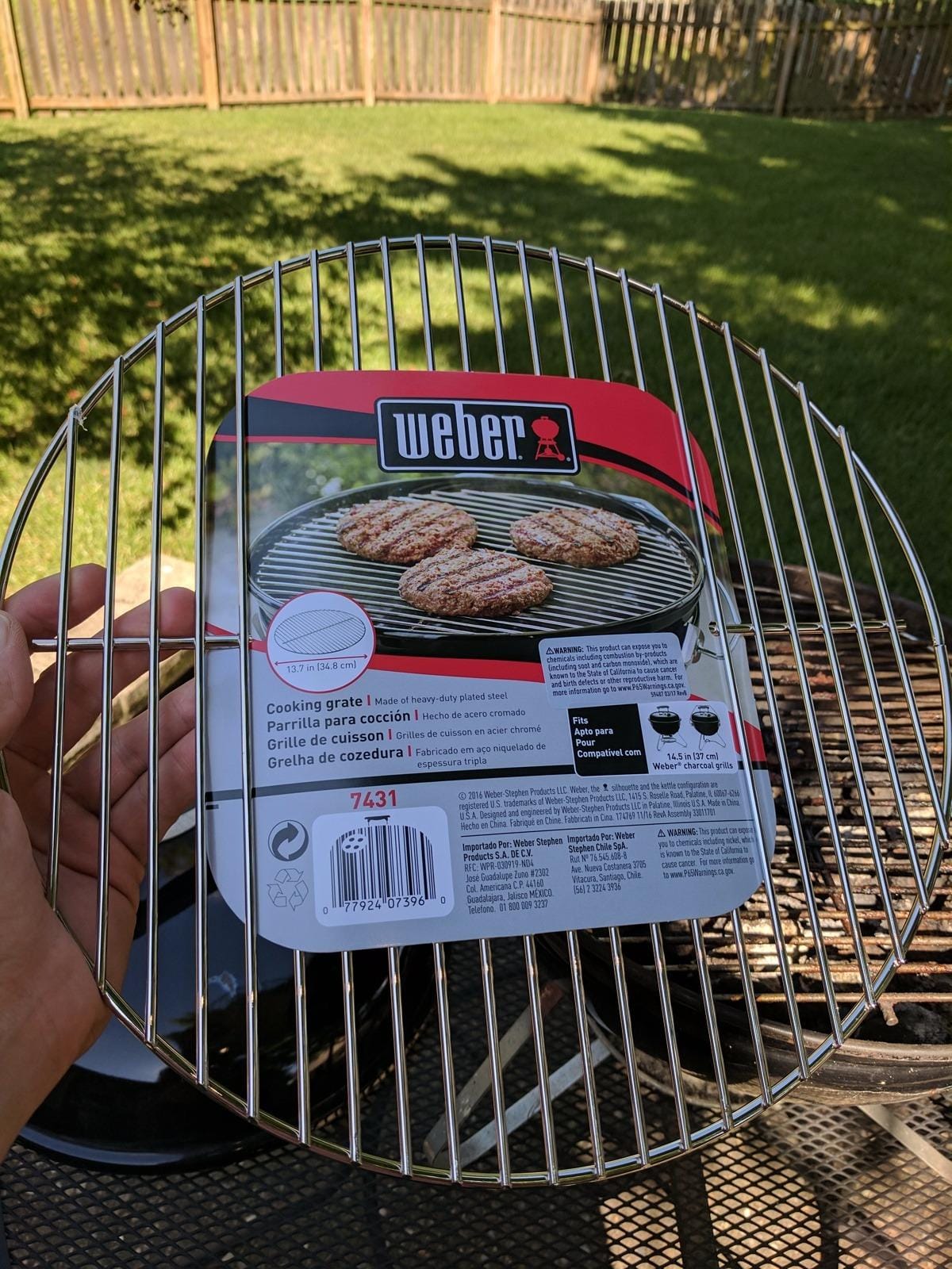 Weber Charcoal Cooking Grate for 14