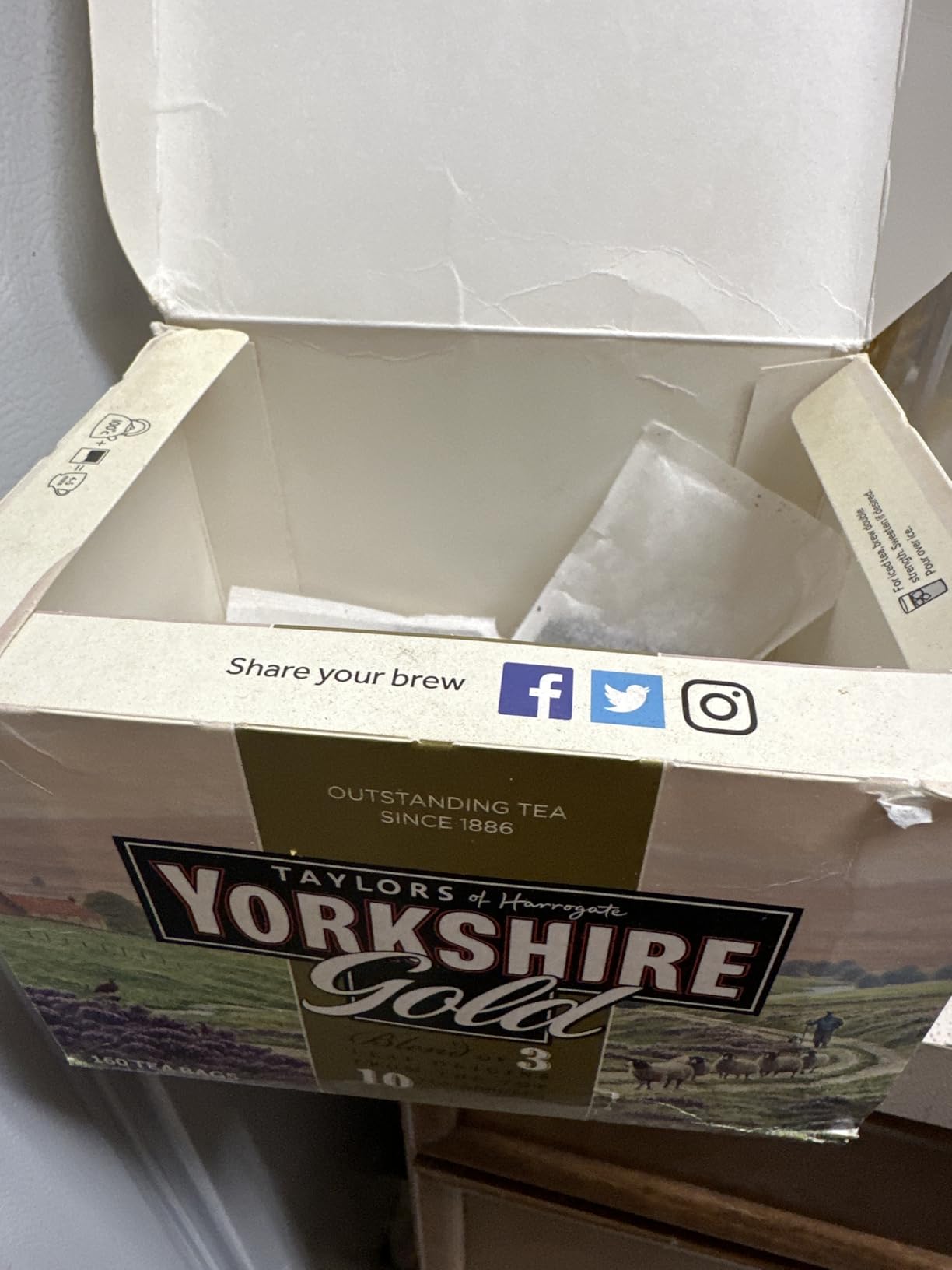 Yorkshire Tea, Gold, Black Tea Bags, 160ct (Pack of 1) customer photo 1