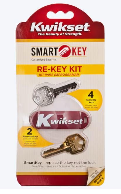 Kwikset SmartKey Re-Key Kit for Kwikset SmartKey Locks Only, DIY Rekey Tool Set, Easy Key Reset customer photo 1