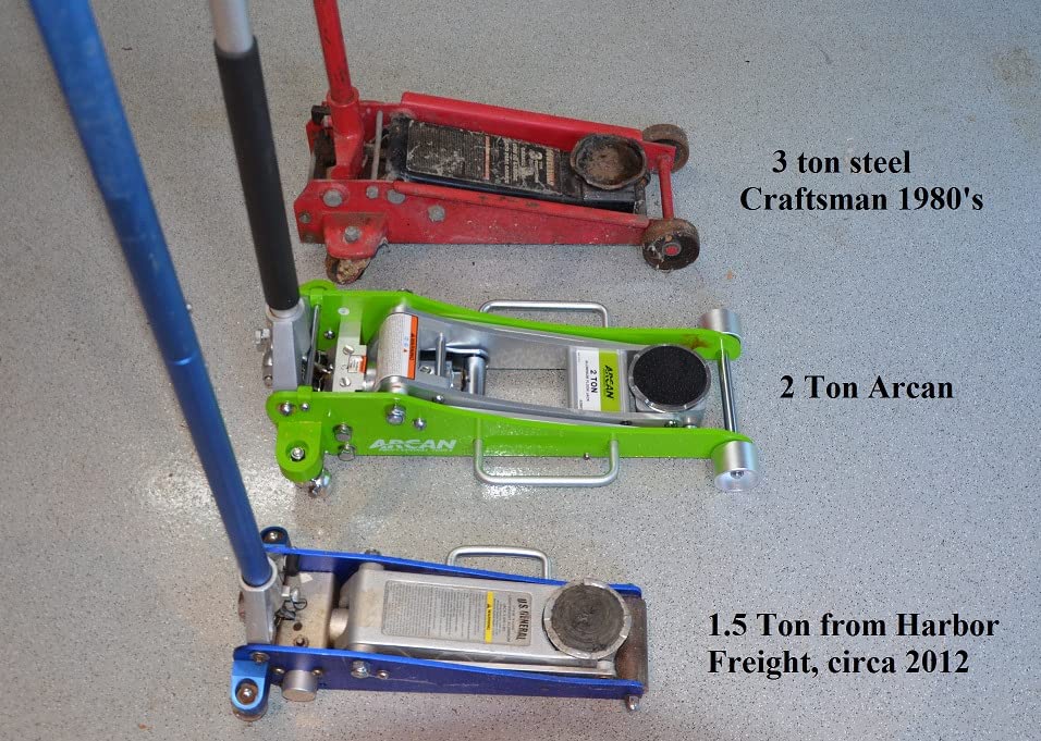 ARCAN 2-Ton (4,000 lb.) Aluminum Low Profile Floor Jack, Model A20017 customer photo 2