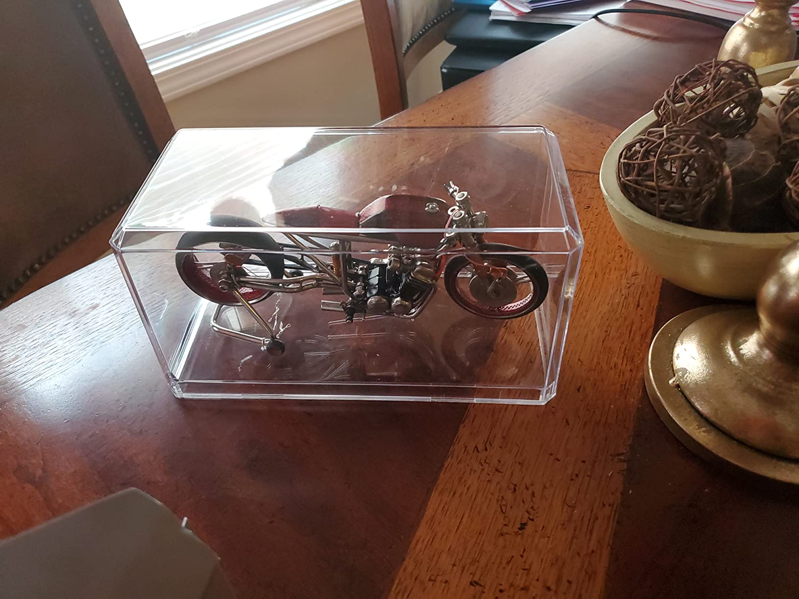 Pioneer Plastics 094C Clear Plastic Display Case for 1:24 Scale Cars, 9