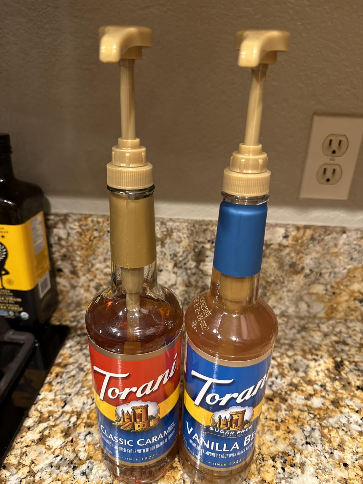 Syrup Pump Compatible with Torani, DaVinci and Skinny (Set of 2) - fits bottles (25.4 oz-750ml) (Gold) customer photo 2