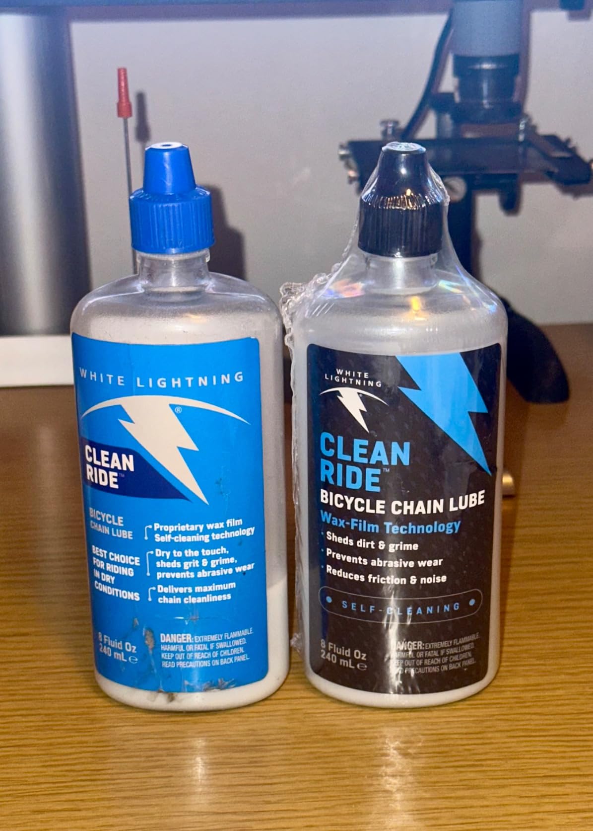 White Lightning Clean Ride Self-Cleaning Wax Chain Lubricant 4 fl oz customer photo 1