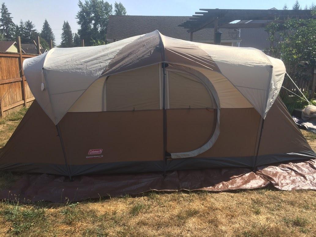 Coleman WeatherMaster Camping Tent with Rainfly & Room Divider, Spacious Weatherproof Family Tent with Carry Bag customer photo 2