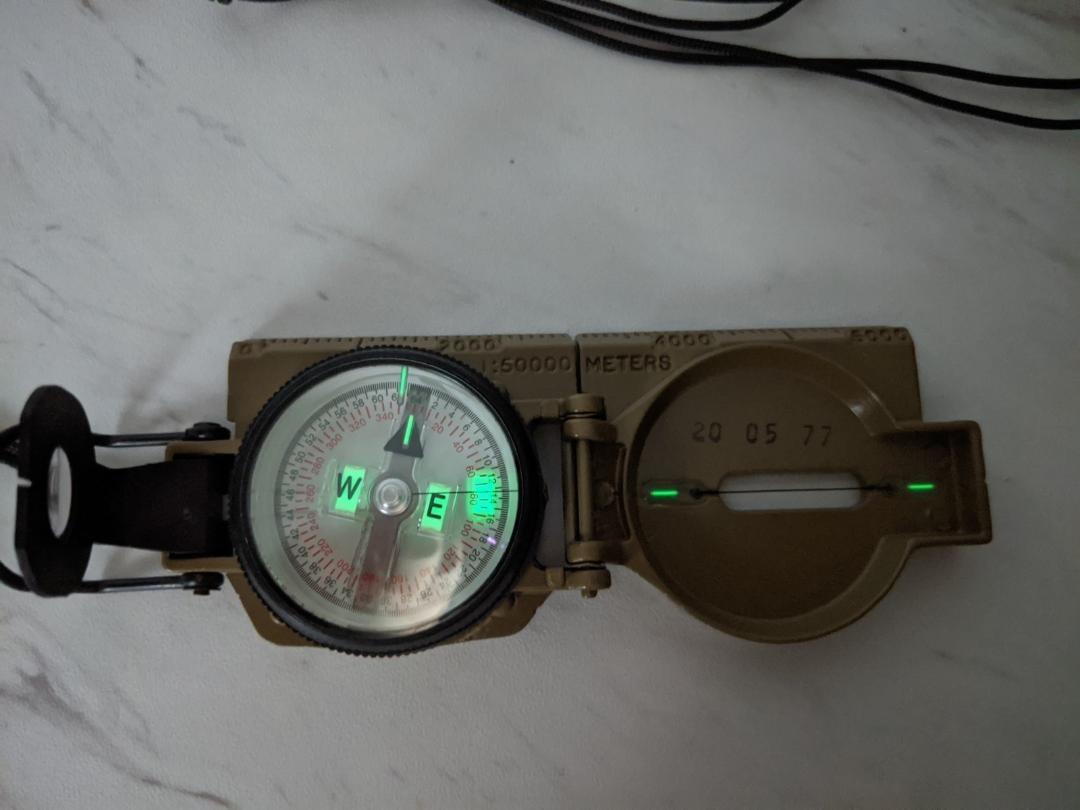 Cammenga Official US Military Tritium Lensatic Compass, Accurate Waterproof Hand Held Compasses with Pouch for Hiking Camping Navigation Survival Backpacking Orienteering customer photo 2