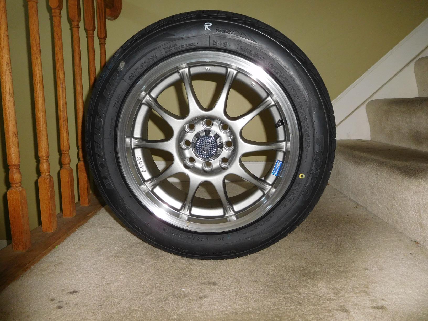 15x6.5 Enkei J10 (Silver w/ Machined Lip) Wheels/Rims 4x100/114.3 (409-565-01SP) customer photo 1