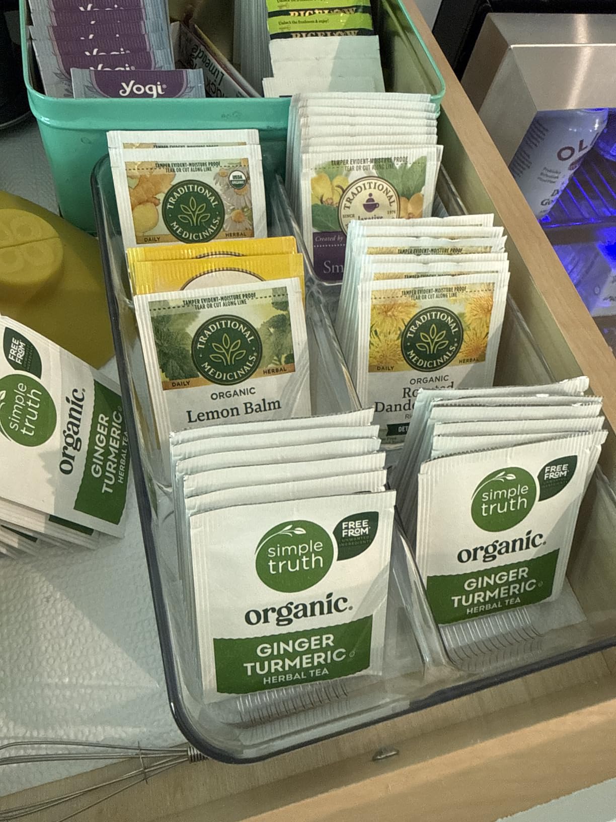 iDesign Clear Tea Bag & Sugar Packet Organizer | For Drawer, Cabinet, Kitchen Countertop customer photo 2