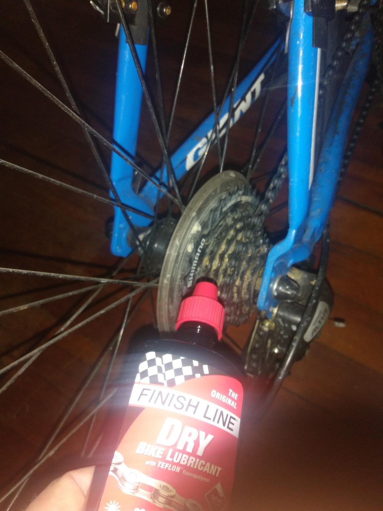 Finish Line Dry Bike Chain Lube - Ceramic Dry-Film Lubricant - Dirt & Dust Resistant customer photo 1