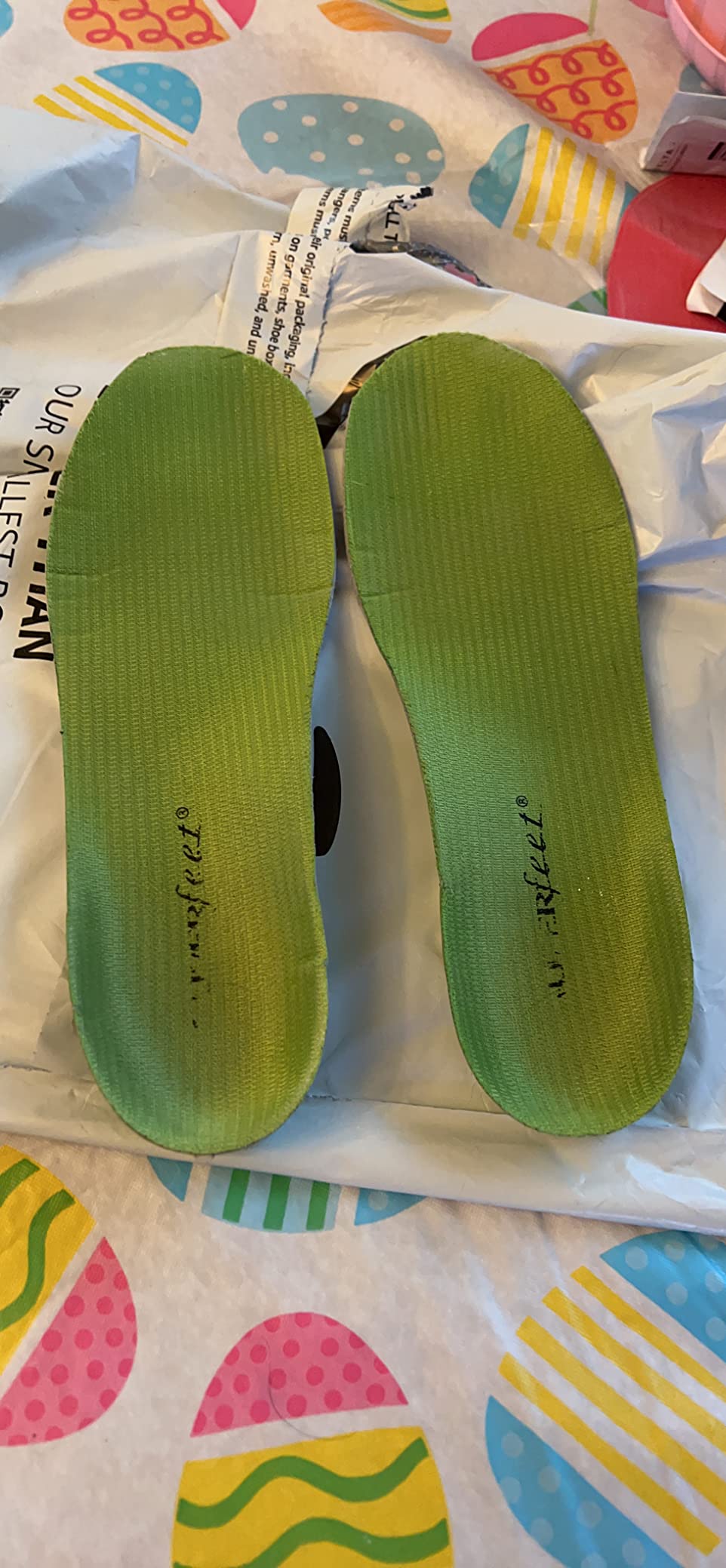 Superfeet All-Purpose Support High Arch Insoles (Green) for Active Lifestyle with High Arch Support - Men 7.5-9 / Women 8.5-10 customer photo 2