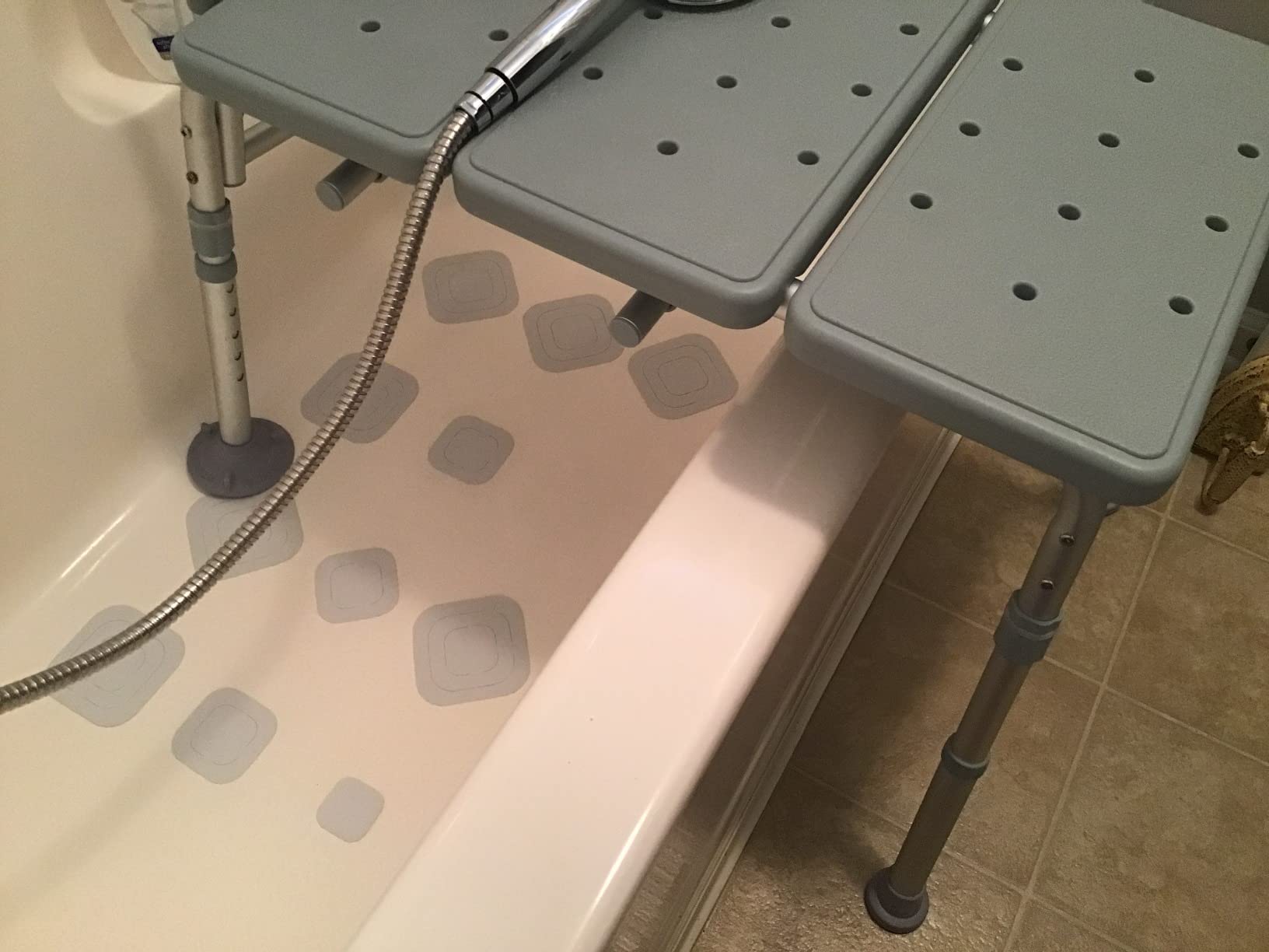 Drive Medical Tub Transfer Bench for Bathtub, Height Adjustable | Adjustable Backrest Offers Flexible, Comfortable Positioning During Bath and Shower Bench Transfers Daily customer photo 2