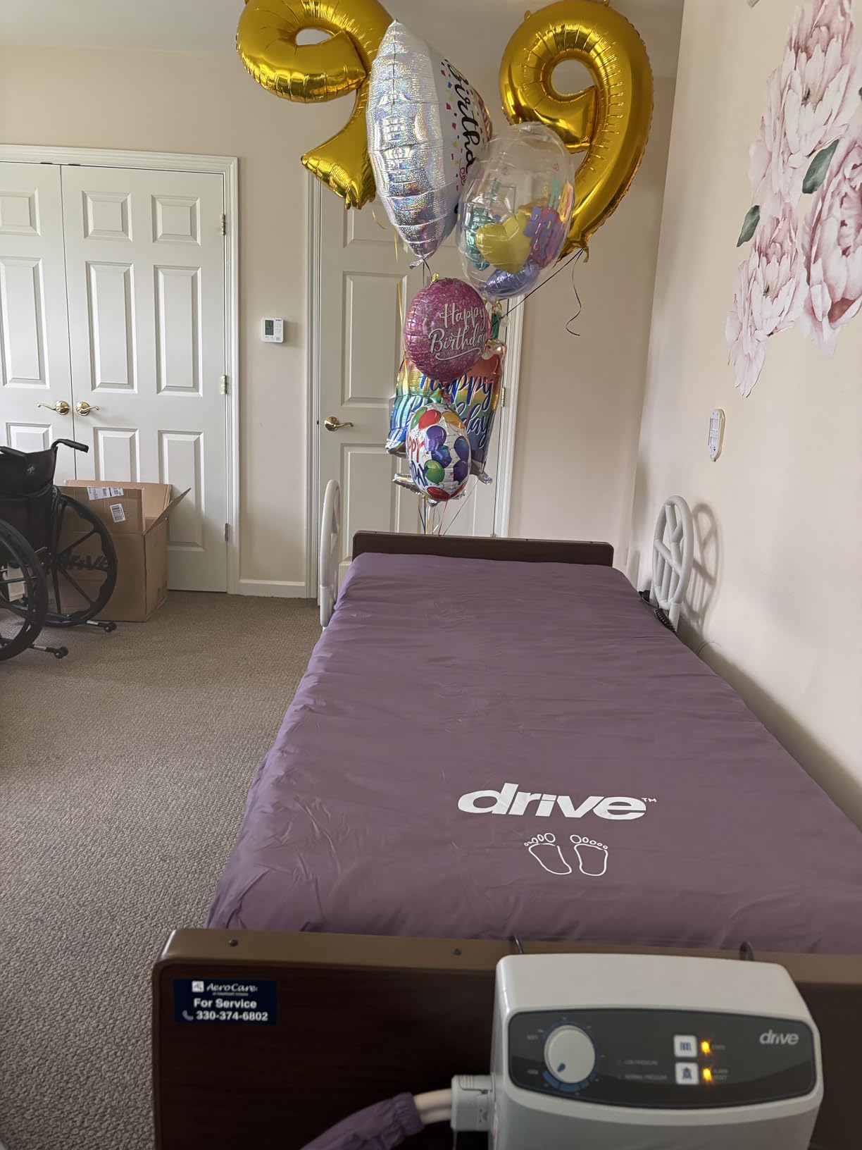 Drive Medical Med-Aire Low Air Loss Mattress Replacement System | Alternating Pressure and Pressure Redistribution Mattress with Moisture Wicking Cover for Home or Facility Use customer photo 2