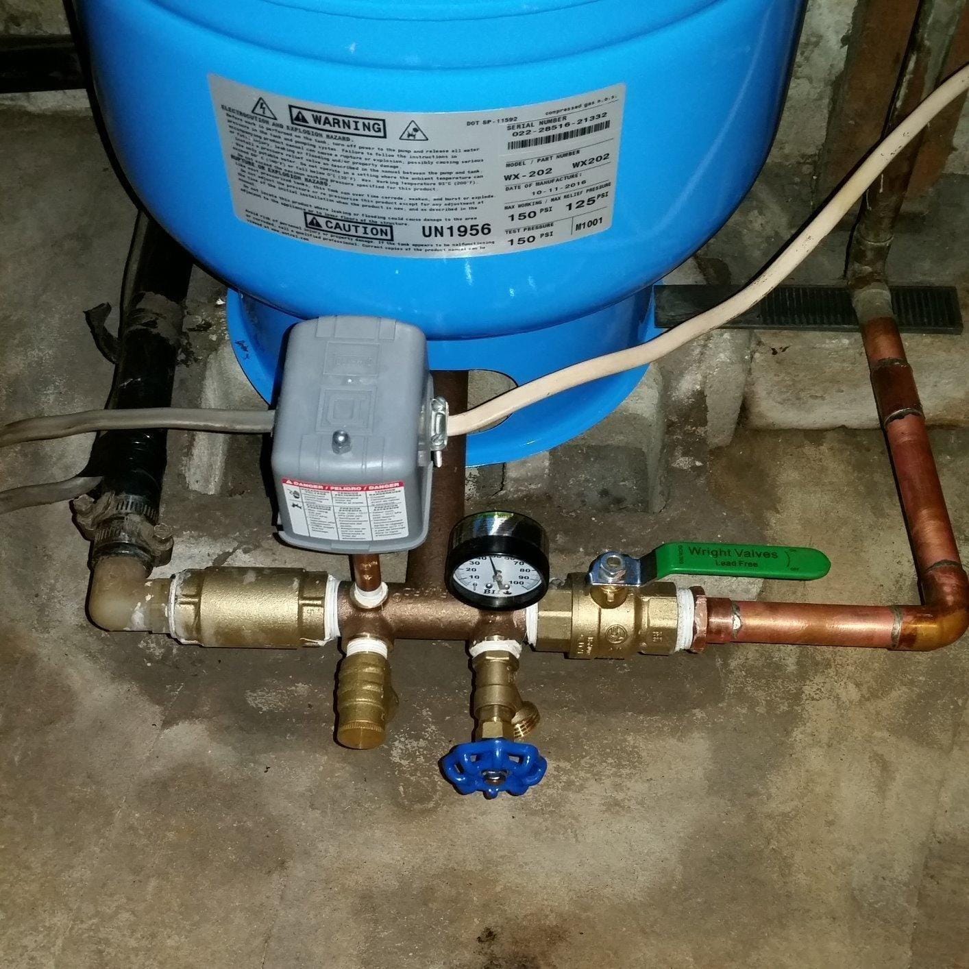 Amtrol WX-202 Well Pressure Tank customer photo 1