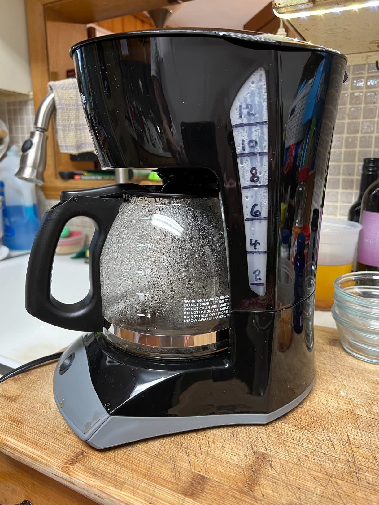 Mr. Coffee Black Coffee Maker, 12 Cups, with Auto Pause and Glass Carafe, Perfect for Home and Office Use customer photo 1