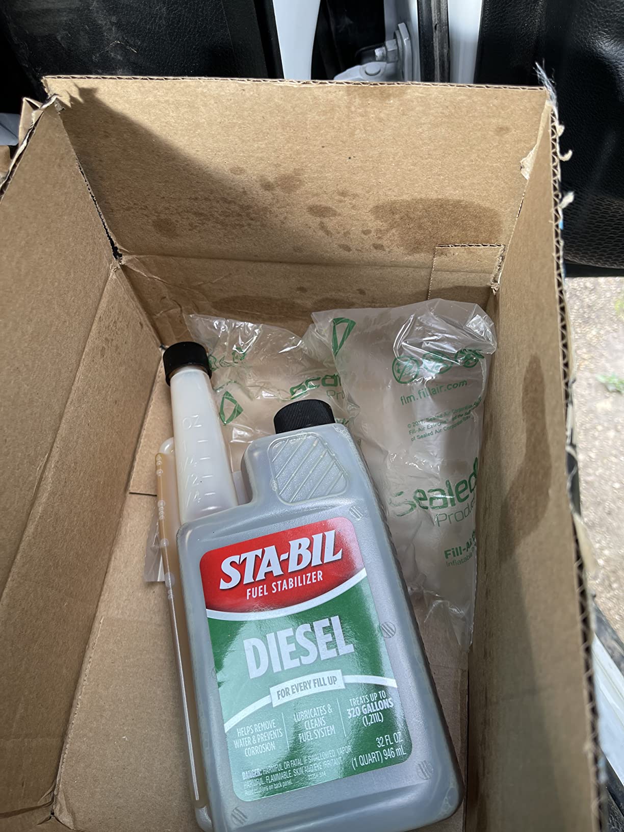 STA-BIL Diesel Fuel Stabilizer, 32 oz | Treats 320 gallons. Keeps diesel fuel fresh up to 12 months and helps prevent sludge and water buildup. customer photo 1