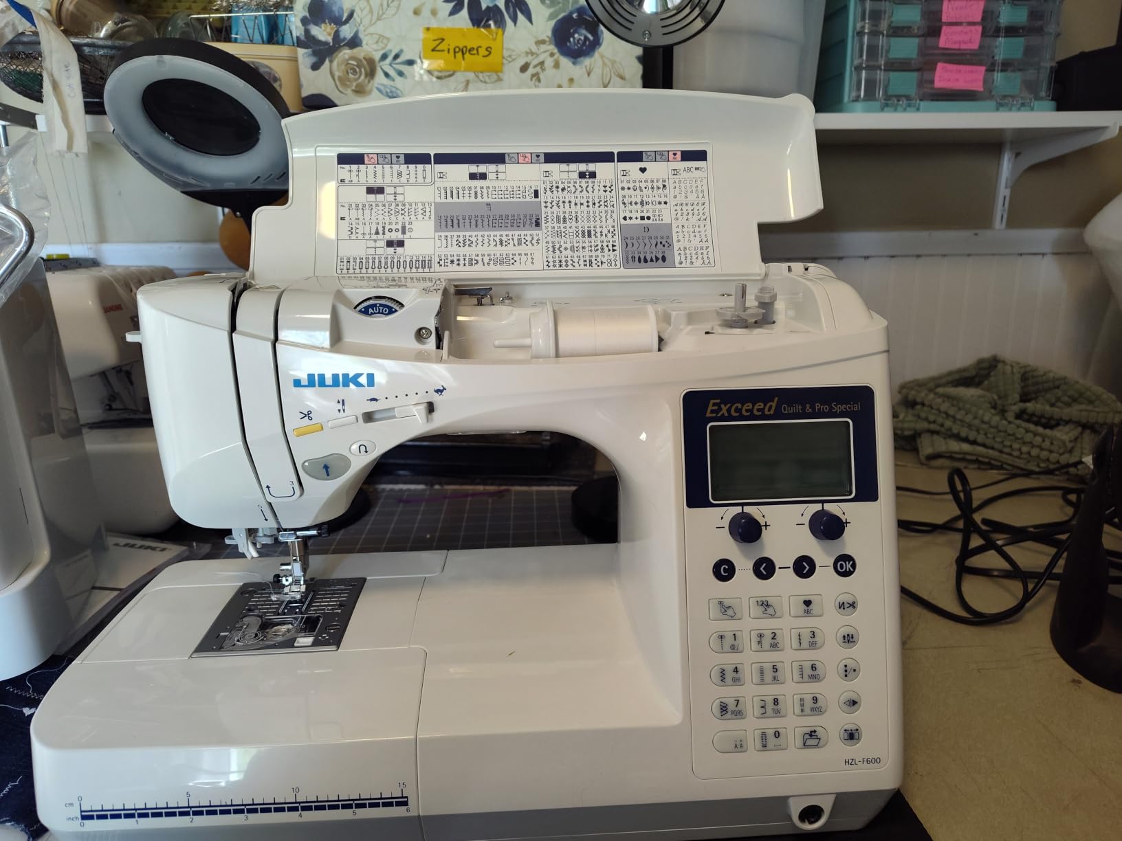 Juki HZL-F600 Computerized Sewing and Quilting Machine customer photo 2