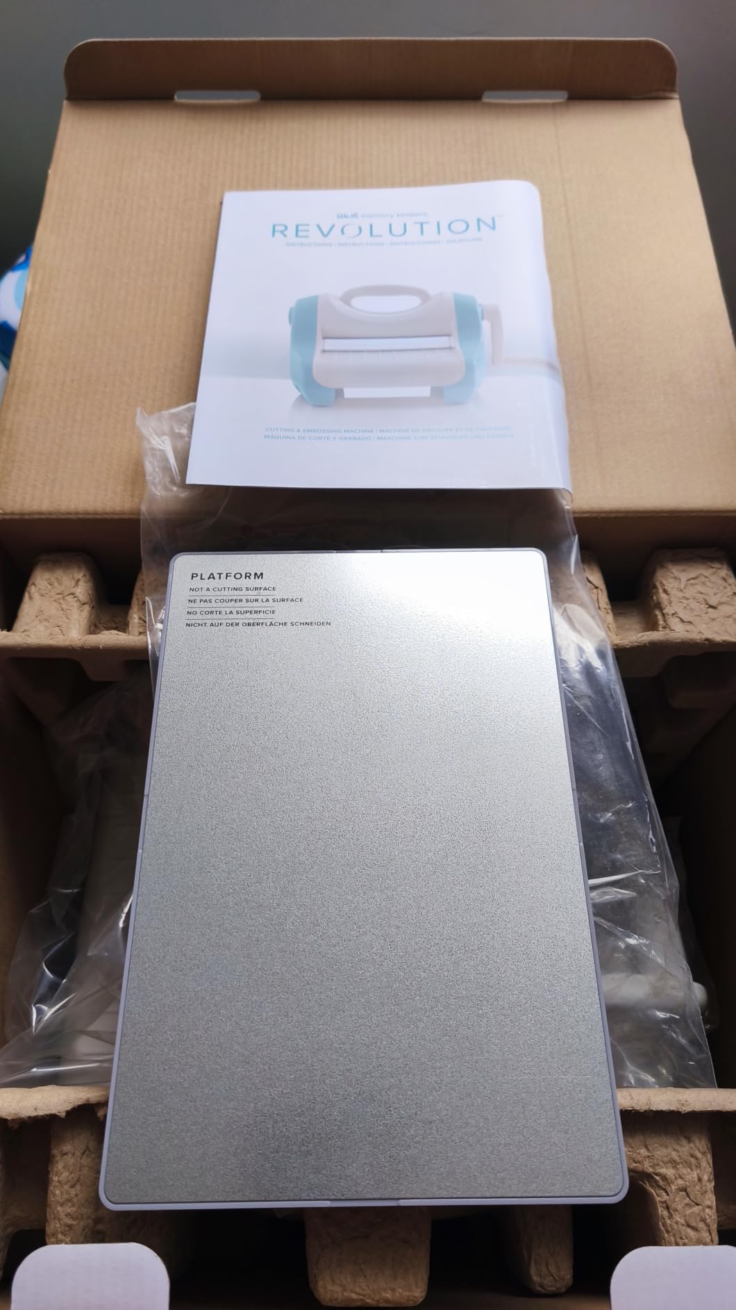 We R Memory Keepers Revolution Portable Die Cut, Embossing, Cutting Machine Includes Magnetic Mat, Embossing Plate and Die Cutting Plate, Scrapbooking, Journaling, Card Making customer photo 1