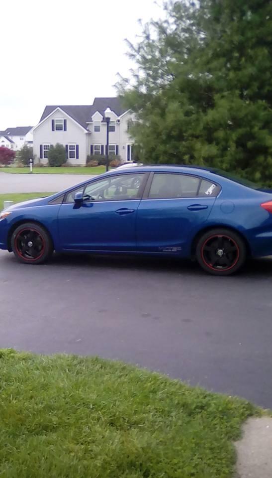 Motegi Mr116 Fs5 Wheel, 17x7.0 +40 Offset 5x100/5x114.3, Matte Black Red Racing Stripe - MR11677031740 customer photo 1