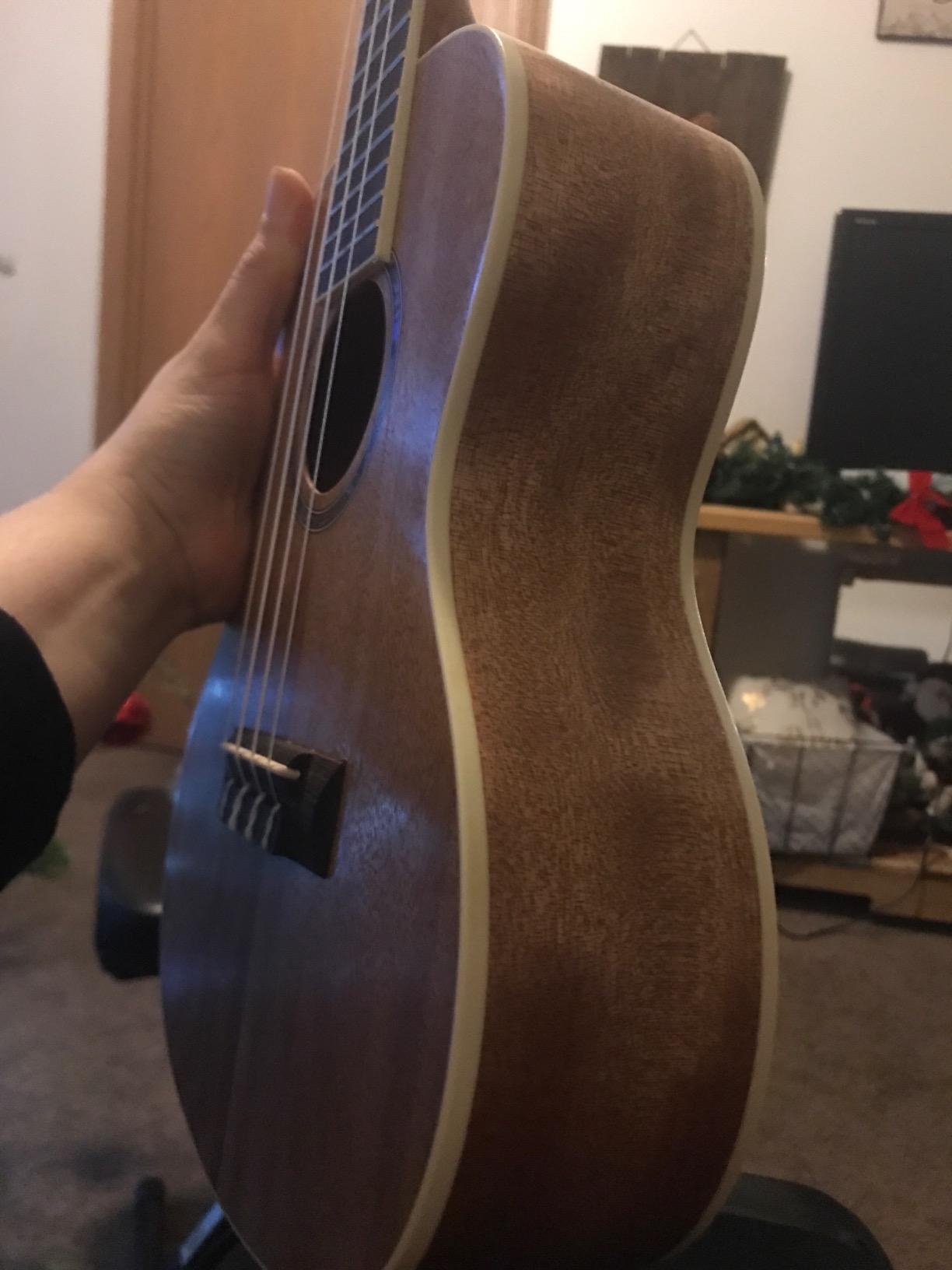 Cordoba 15CM Concert Ukulele - Hand Crafted With Mahogany Top, Back & Sides, Authentic Abalone Rosette & Satin Finish & Premium Italian Aquila Strings - For Beginners & Professionals customer photo 2