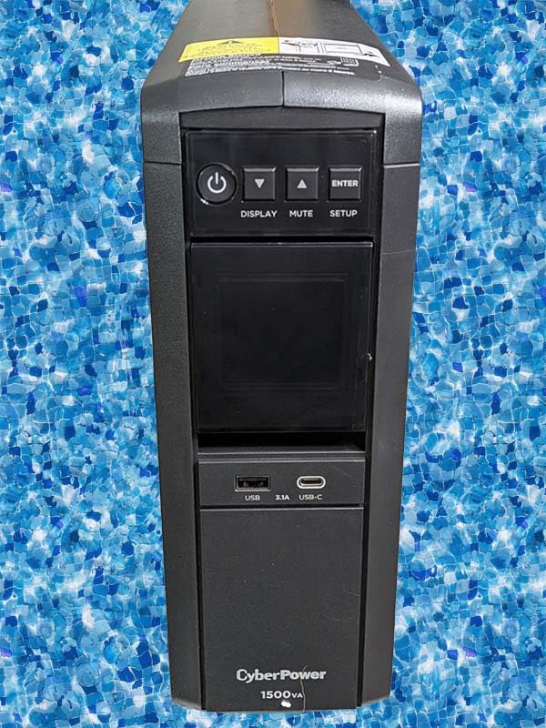 CyberPower CP1500PFCLCD PFC Sinewave UPS Battery Backup and Surge Protector | 1500VA/1000W, 12 Outlets, AVR, Mini Tower, UL Certified customer photo 2