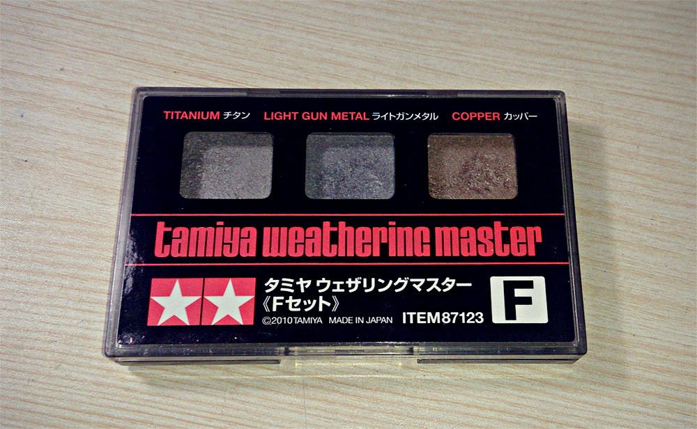 TAM87123 300087123 - WM Ageing Set F, Titanium/H.G. Metal/Copper - Tamiya Acrylic Paint Set customer photo 1