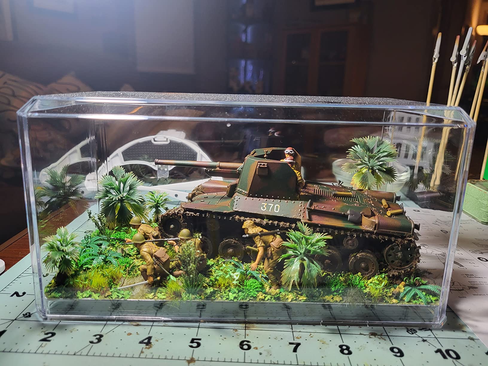 Tamiya TAM35331 Panzer Japanese Model Hobby Aircraft Construction Kits, 35331, Full Tank with 6 Dolls customer photo 1